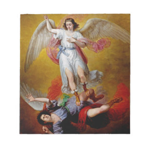 The fall of Lucifer by Antonio Maria Esquivel Notepad
