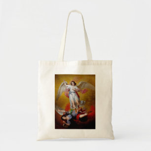 The fall of Lucifer by Antonio Maria Esquivel Tote Bag