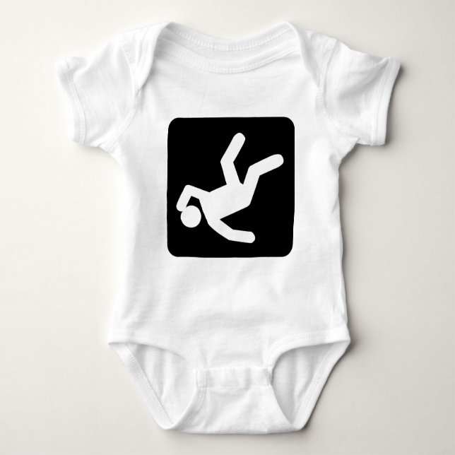 The Fall of Man - Black Baby Bodysuit (Front)