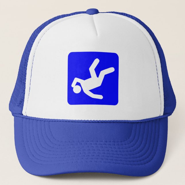 The Fall of Man - Blue Trucker Hat (Front)