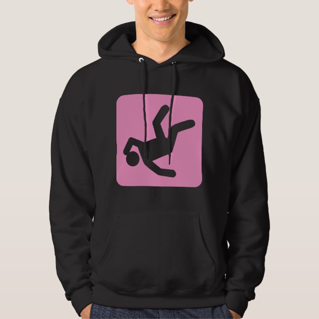 The Fall of Man - Pink Hoodie (Front)
