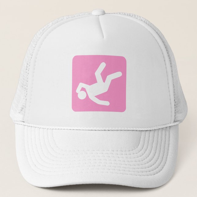 The Fall of Man - Pink Trucker Hat (Front)