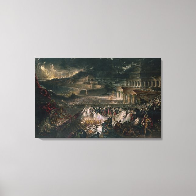 The Fall of Nineveh Canvas Print (Front)