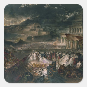 The Fall of Nineveh Square Sticker