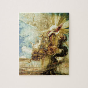 The Fall of Phaethon (w/c on paper) Jigsaw Puzzle