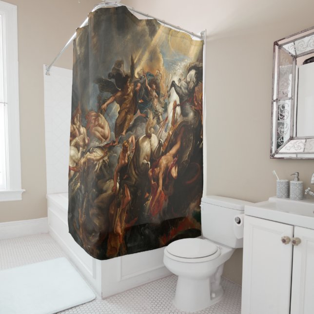 The Fall of Phaeton Shower Curtain (In Situ)