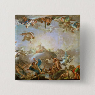 The Fall of the Giants besieging Olympus, 1764 (oi 15 Cm Square Badge