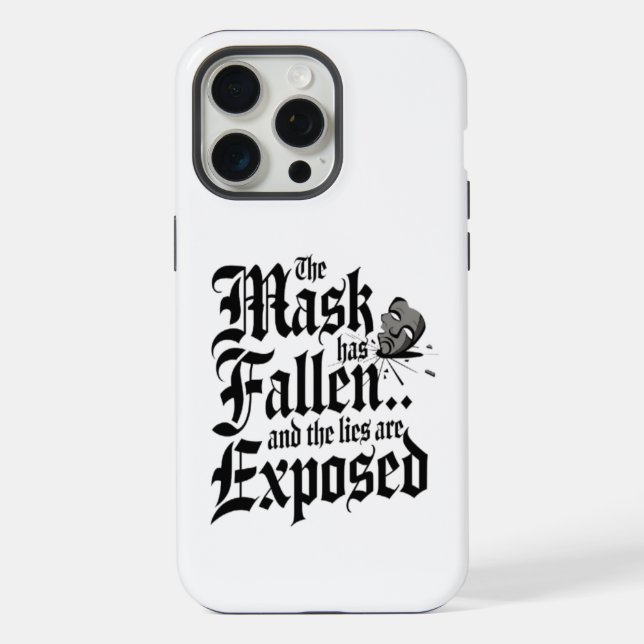 The Fall of the Humanity Mask iPhone Case (Back)