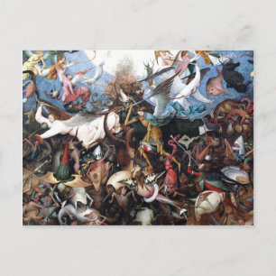 The Fall of the Rebel Angels by Pieter Bruegel Postcard