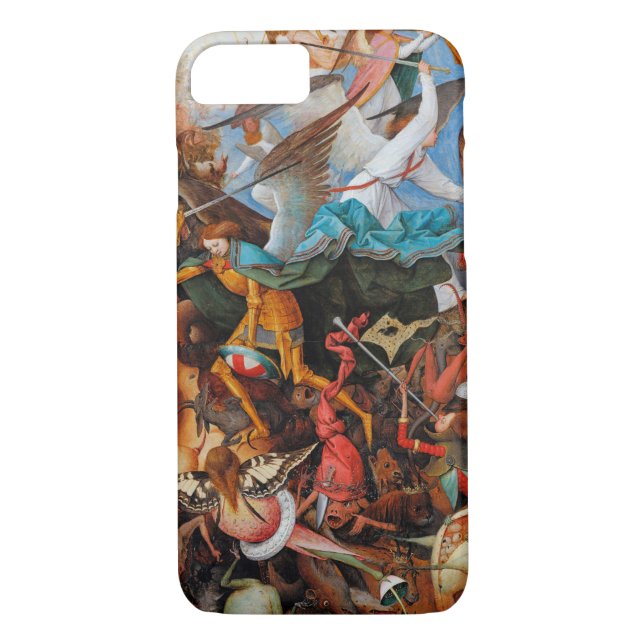 The Fall of the Rebel Angels, Pieter Bruegel Case-Mate iPhone Case (Back)
