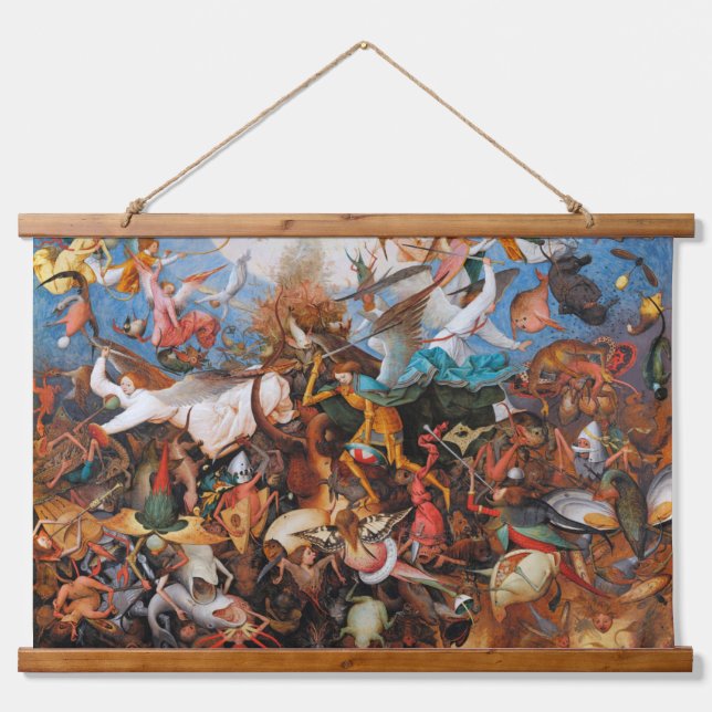 The Fall of the Rebel Angels, Pieter Bruegel Hanging Tapestry (Front)