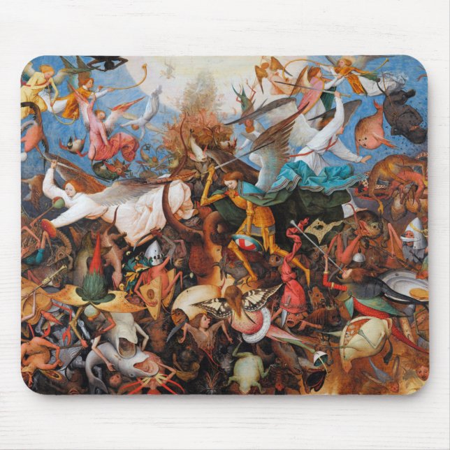 The Fall of the Rebel Angels, Pieter Bruegel Mouse Pad (Front)