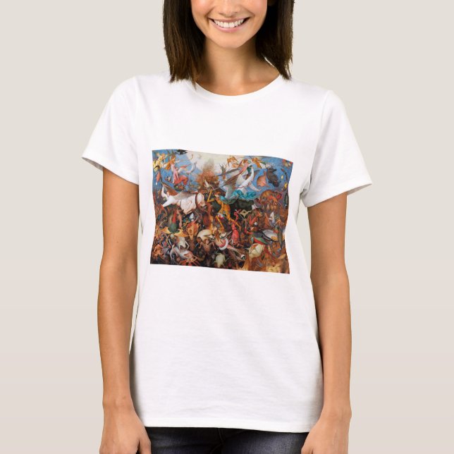 The Fall of the Rebel Angels, Pieter Bruegel T-Shirt (Front)
