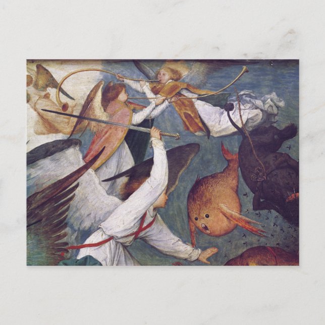 The Fall of the Rebel Angels Postcard (Front)