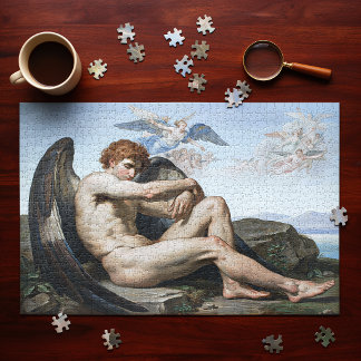 The Fallen Angel Alexandre Cabanel Jigsaw Puzzle