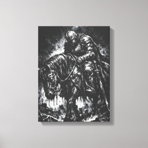 The Fallen Knight by BurnsInHell Canvas Print