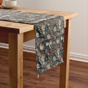 The Fallen Nursery – Gothic Floral Design Short Table Runner