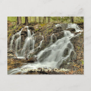 The Falls at Mackenzie King Estate, Gatineau Park. Postcard