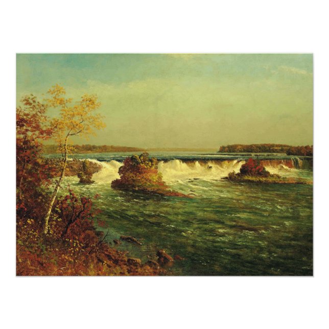 The Falls of Saint Anthony by Albert Bierstadt Poster (Front)