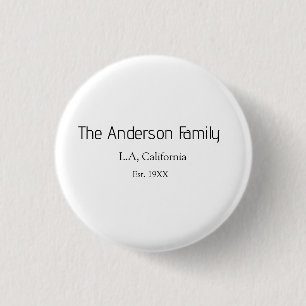 the family name est. year place city reunion summe 3 cm round badge