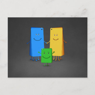 The Family of Colours (2) Postcard