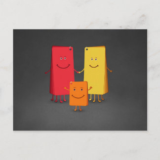 The Family of Colours (3) Postcard