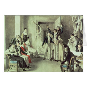 The family of Franz Peter Schubert playing games