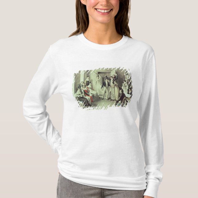 The family of Franz Peter Schubert  playing games T-Shirt (Front)