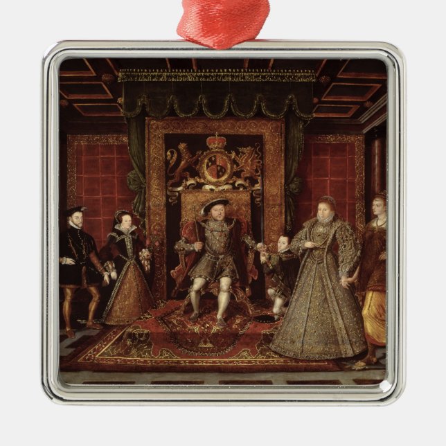 The Family of Henry VIII: Metal Tree Decoration (Front)