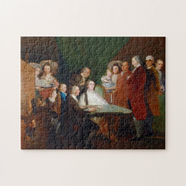 The Family of the Infante Don Luis Francisco Goya Jigsaw Puzzle (Horizontal)
