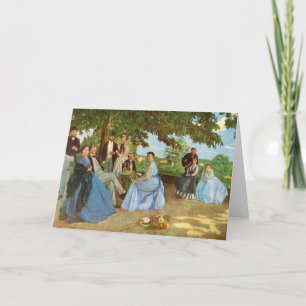 The Family Reunion   Frédéric Bazille Card