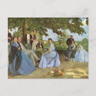 The Family Reunion, Frederick Bazille Postcard