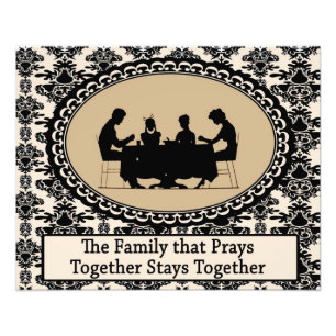 The Family that Prays Together Photo Print