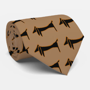 The Famous Black Dachshund Tie