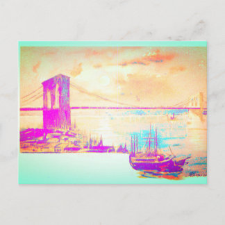 The Famous Brooklyn Bridge Postcard