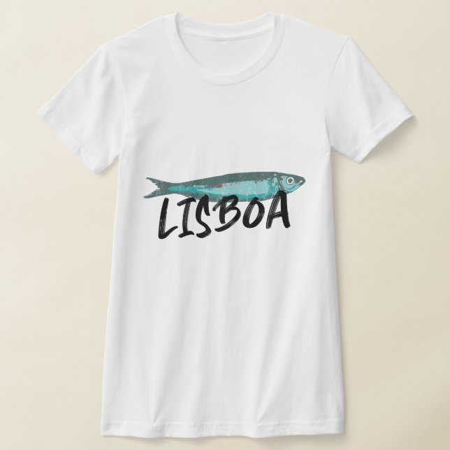 The famous sardine of the Lisbon Festival T-Shirt (Laydown)