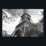 The Famous Tower on Canvas Poster<br><div class="desc">Here is a greate capture of the iconic Eiffel tower.  Framed in a different perspective.  Only half of the tower has been captured and yet it one of the most recoganised strucutres in the world.</div>