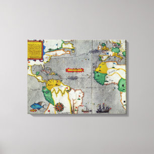 The famouse West Indian voyadge made by the Englis Canvas Print