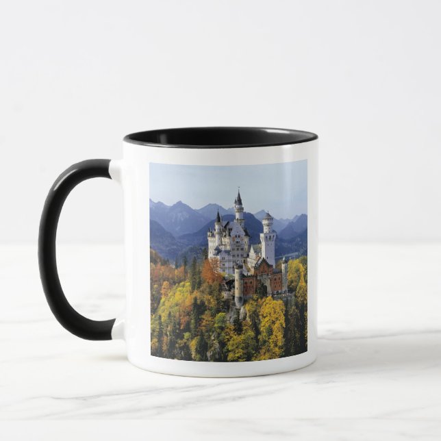 The fanciful Neuschwanstein is one of three Mug (Left)