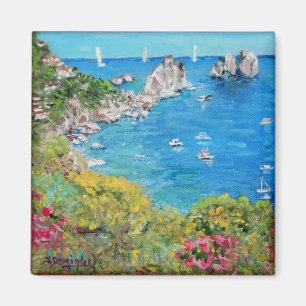 The Faraglioni Rocks - Magnet