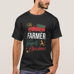The Farmer Family Christmas Matching Pyjamas Group T-Shirt