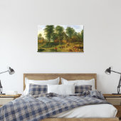 The Farmyard Canvas Print (Insitu(Bedroom))