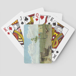 The Farmyard (oil on canvas) Playing Cards