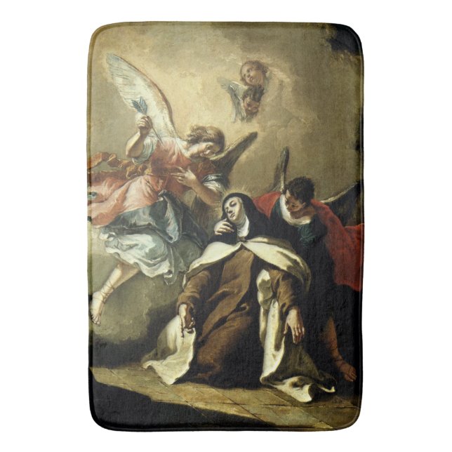 The Fascination of St Therese - Fontebasso Bath Mat (Front Vertical)
