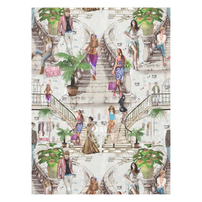 The Fashion designer  Tablecloth (Front)