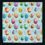 The Fashionable Easter Pet Bandana<br><div class="desc">An Adorable Colourful Easter Bandanna For Your Pet. Done In Colourful Eggs.</div>