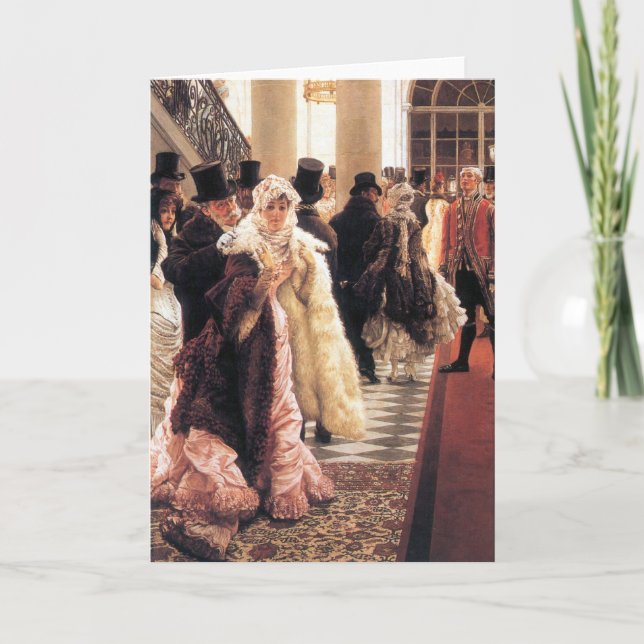 The fashionable woman by James Tissot Card (Front)