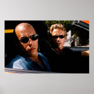 The Fast and the furious Poster