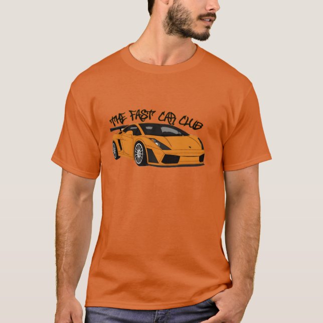 The Fast Car Club retro family T-Shirt (Front)