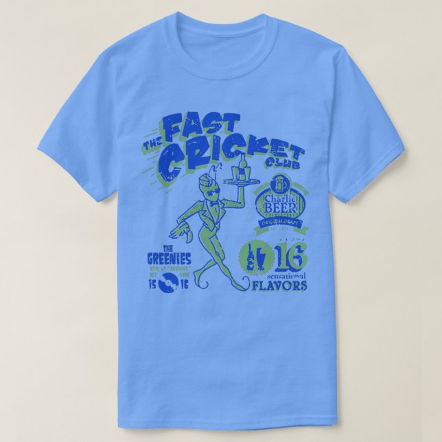 the fast cricket  T-Shirt (Design Front)